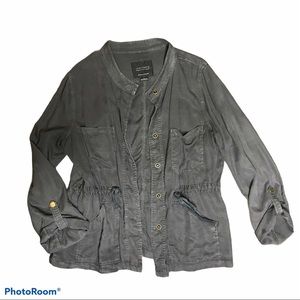 Anthropologie Sanctuary Gray Jacket Size Large